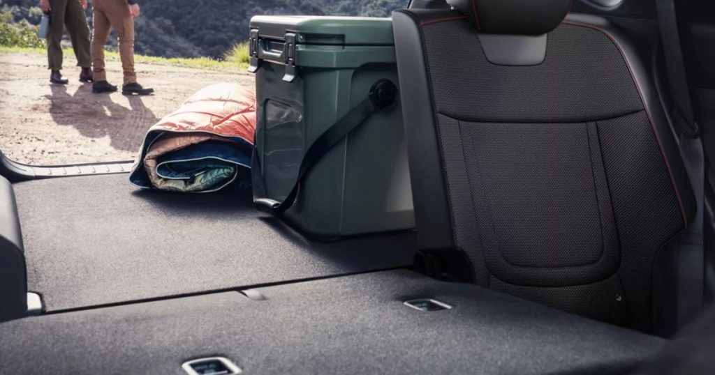 The 2026 Hyundai Tucson hybrid 80.0 cubic feet of cargo space