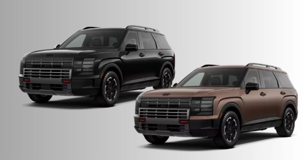 The 2026 Hyundai Palisade XRT Pro in Abyss Black and Earthy Brass Matte