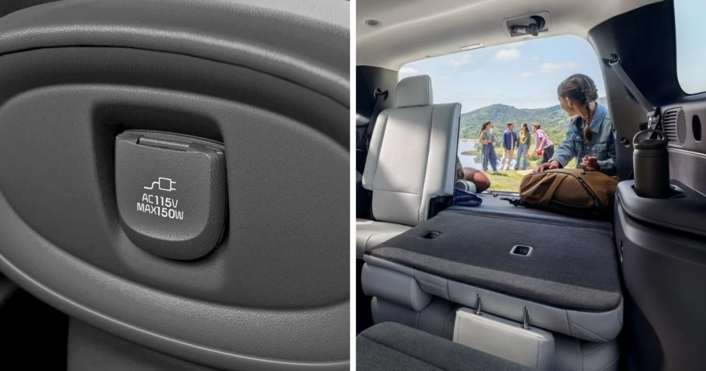 The 2026 Hyundai Palisade XRT Pro 115-volt power outlet & 86.7-cu ft cargo space