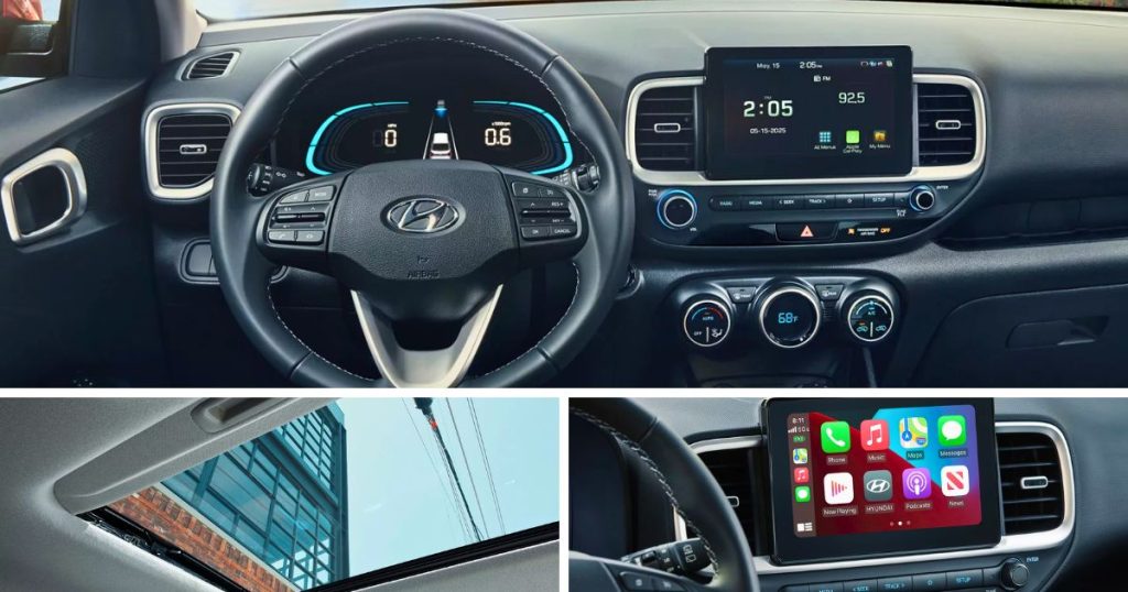 The high-tech interior features of the 2026 Hyundai Venue
