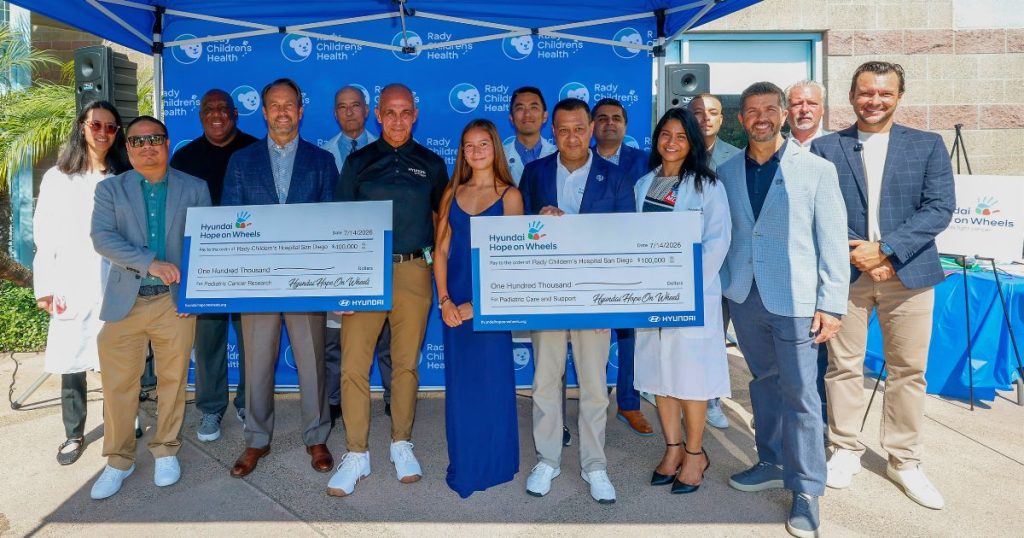 Every new Hyundai you buy donates pediatric cancer research grants, like the one granted to the Peckham Center for Cancer & Blood Disorders