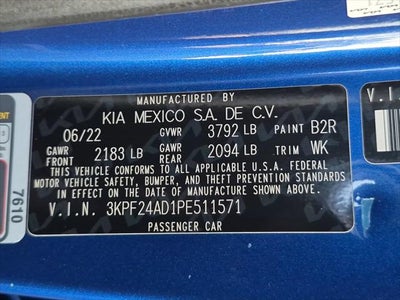 2023 Kia Forte LXS