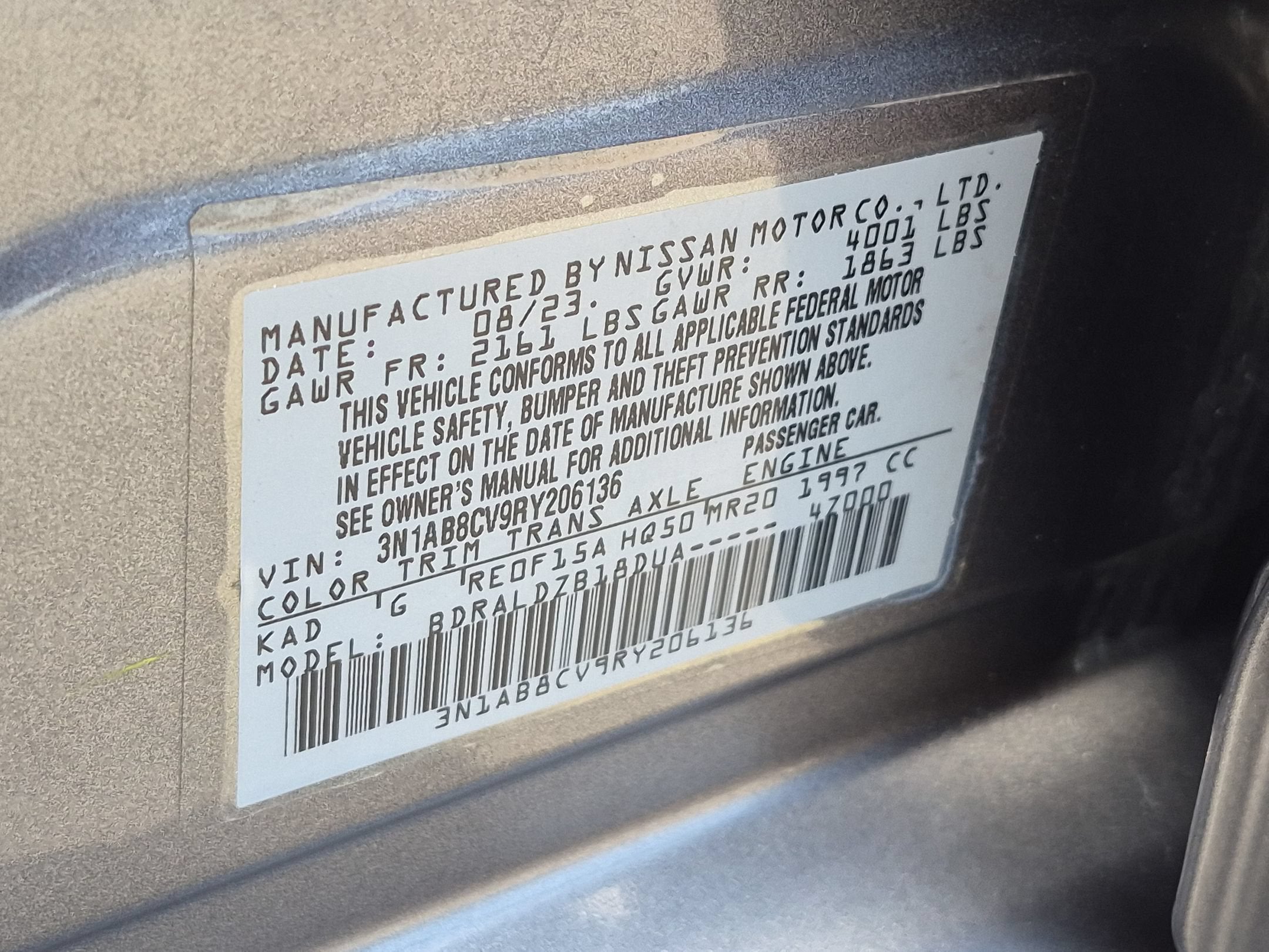 2024 Nissan Sentra SV