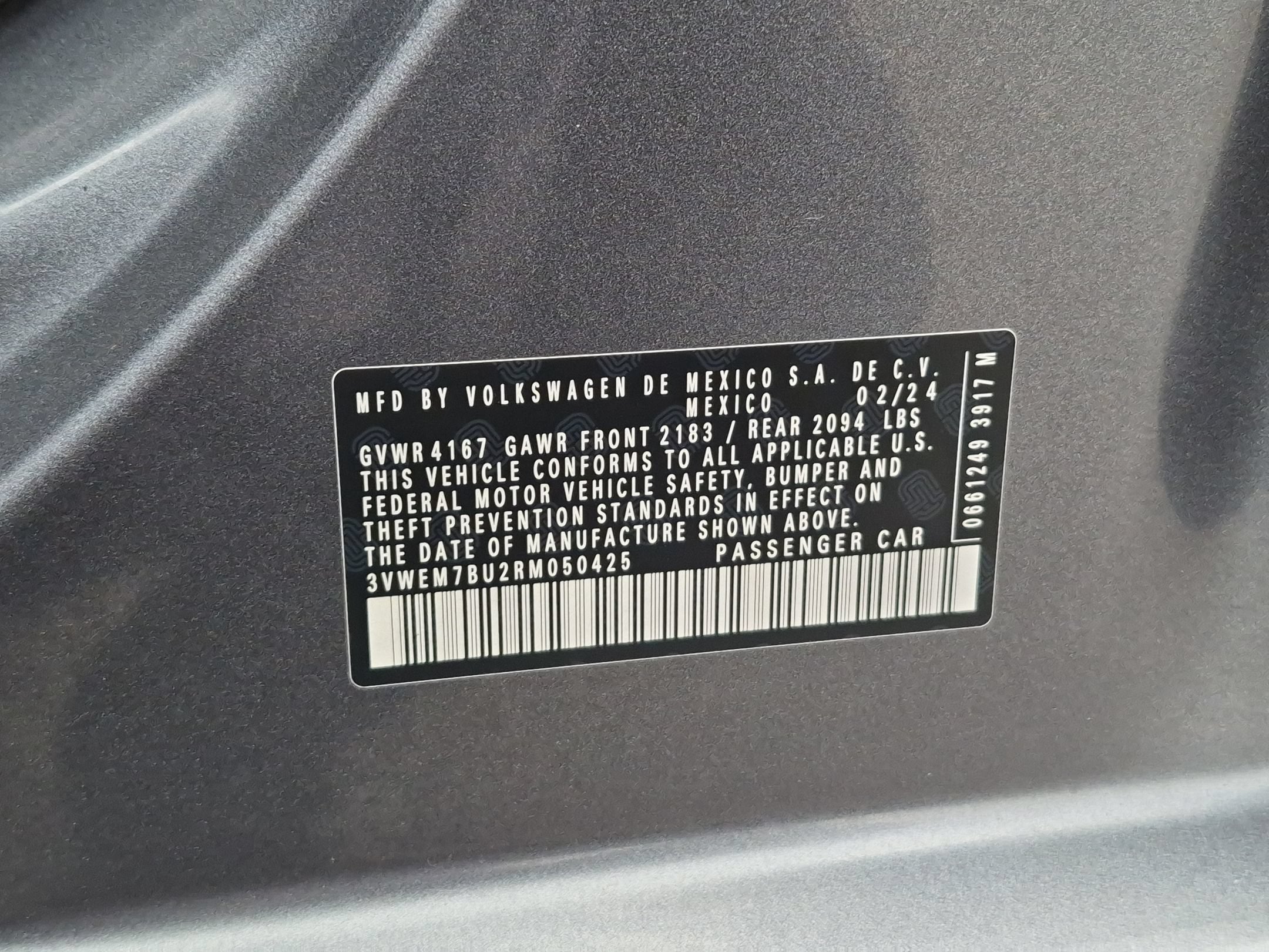 2024 Volkswagen Jetta SE