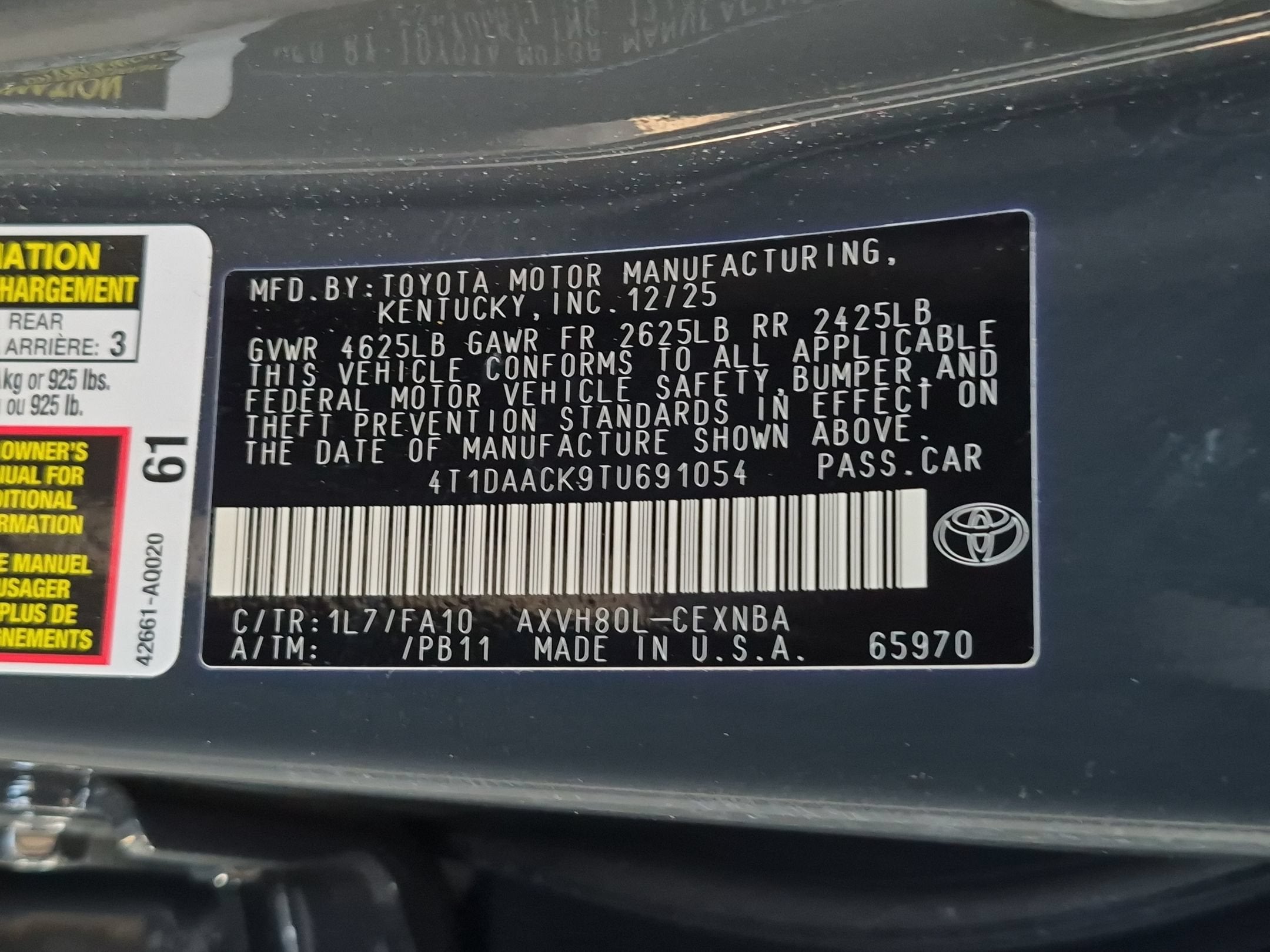 2026 Toyota Camry LE