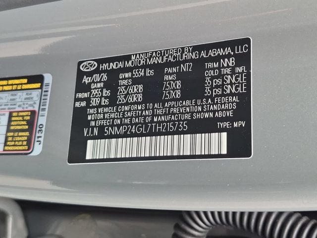 2026 Hyundai SANTA FE SEL FWD