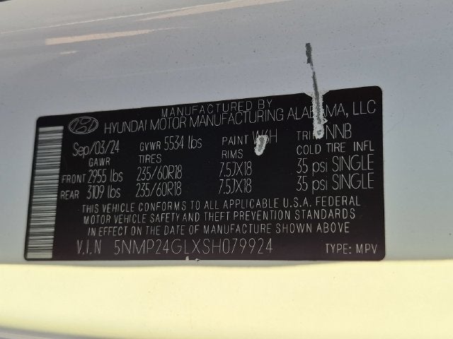 2025 Hyundai SANTA FE SEL