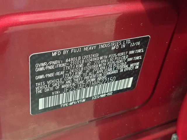 2017 Subaru Forester 2.5i Premium