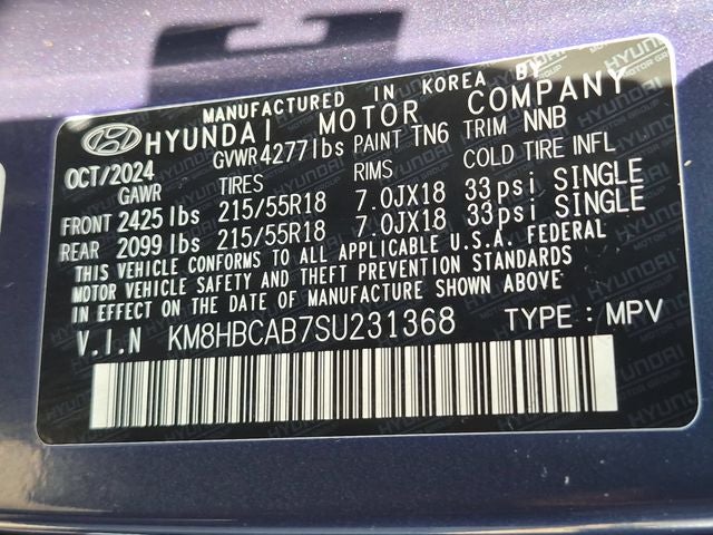 2025 Hyundai KONA SEL