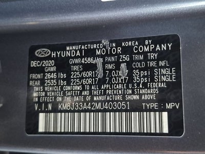 2021 Hyundai TUCSON Value