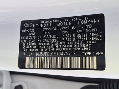 2026 Hyundai TUCSON HYBRID SEL AWD