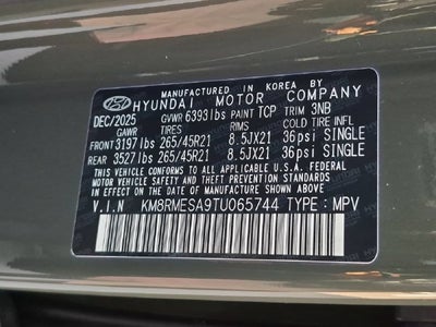 2026 Hyundai PALISADE HYBRID Calligraphy