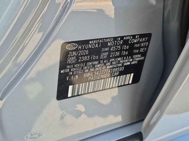 2026 Hyundai SONATA HYBRID SEL