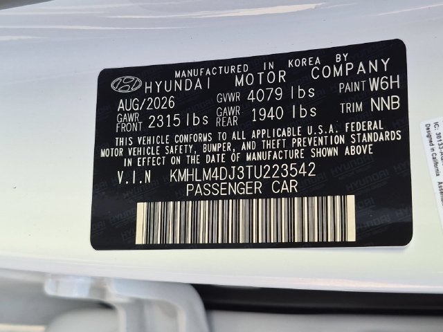 2026 Hyundai ELANTRA HYBRID Blue