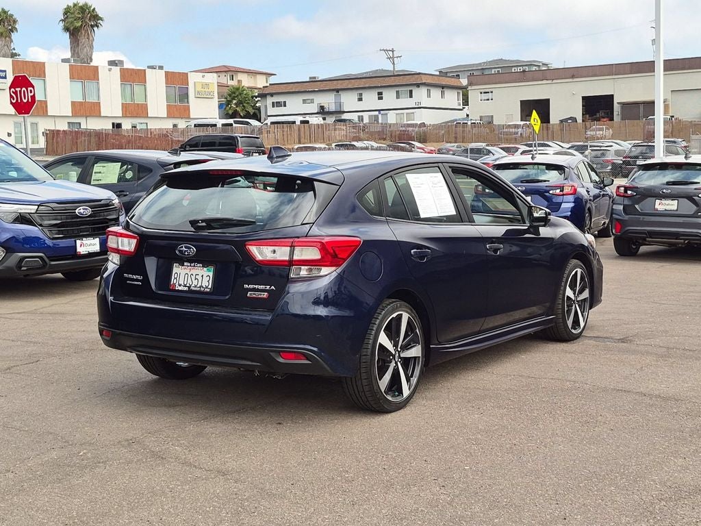2019 Subaru Impreza 2.0i Sport