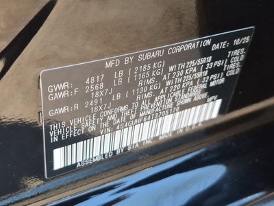 2026 Subaru Crosstrek Sport