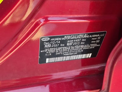 2015 Hyundai SONATA SE