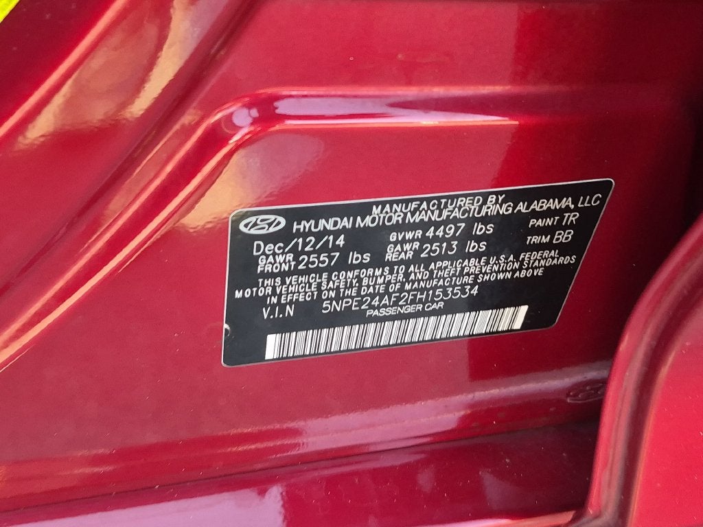 2015 Hyundai SONATA SE