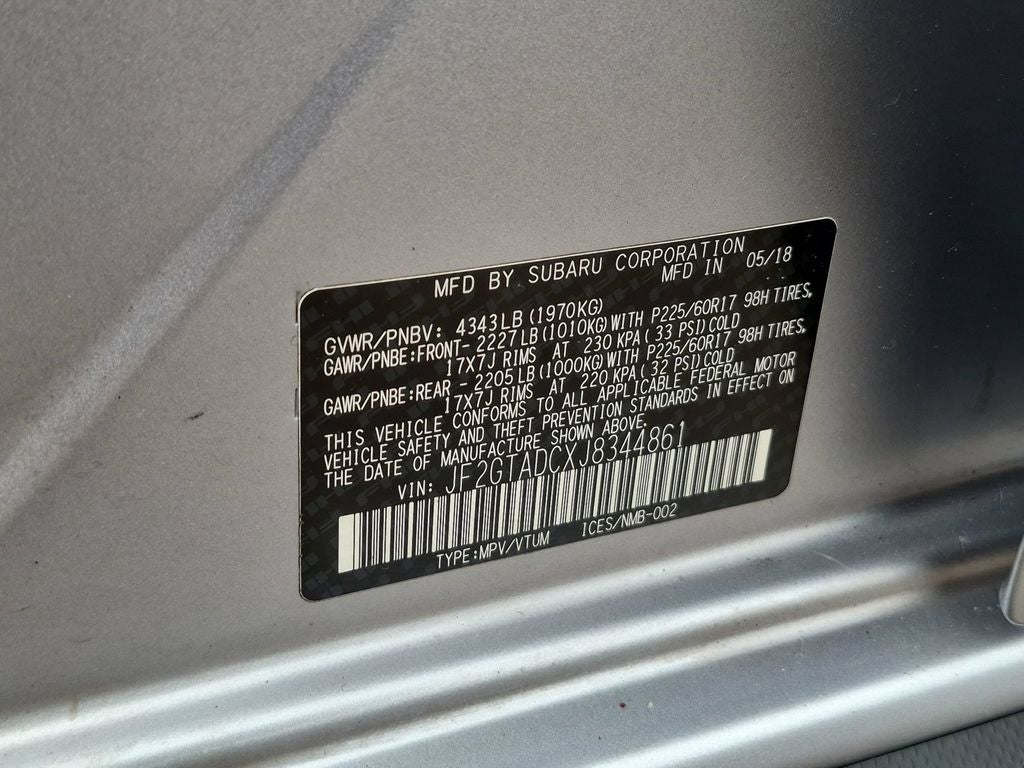 2018 Subaru Crosstrek 2.0i Premium