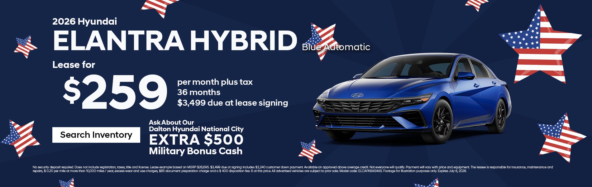 June Elantra offer at Dalton Hyundai