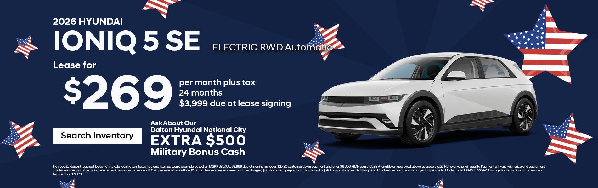 June Ioniq 5 offer at Dalton Hyundai