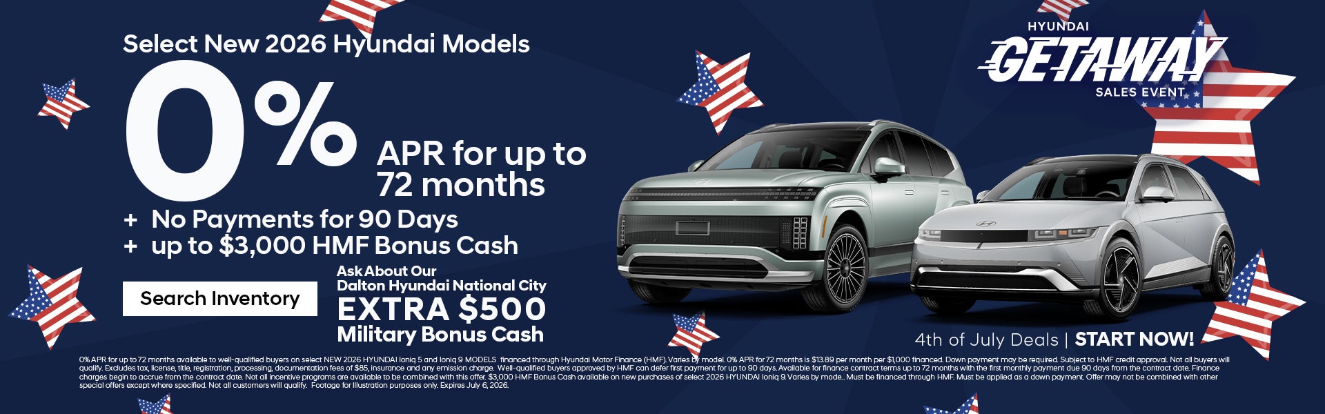 June APR offer at Dalton Hyundai