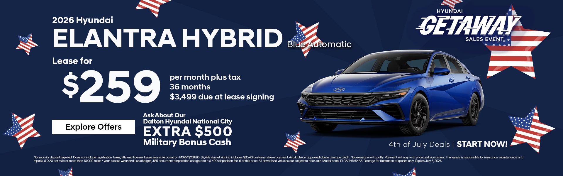 June Elantra offer at Dalton Hyundai