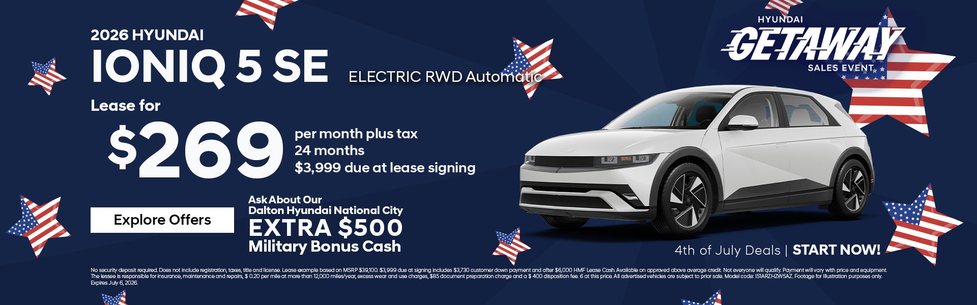 June Ioniq 5 offer at Dalton Hyundai