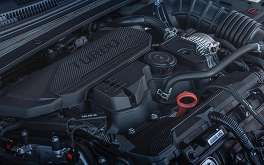 2026 Hyundai Elantra engine bay showing turbocharged engine