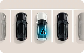 Rear Occupant Alert feature illustration