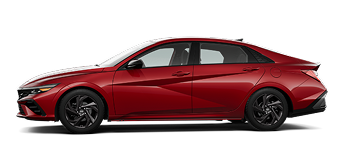 2026 Hyundai Elantra SEL Sport in red