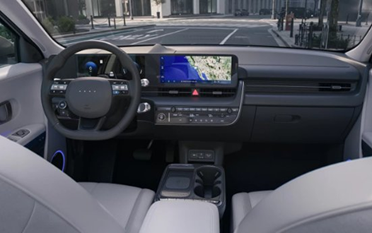 Hyundai Ioniq 5 interior dashboard view
