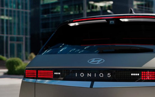 Hyundai Ioniq 5 rear taillight detail