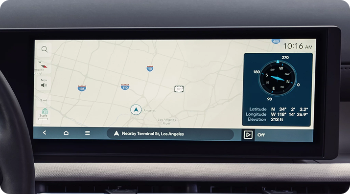 12.3-inch touchscreen with navigation