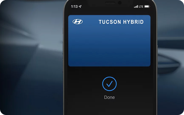 Hyundai Digital Key 2 on smartphone