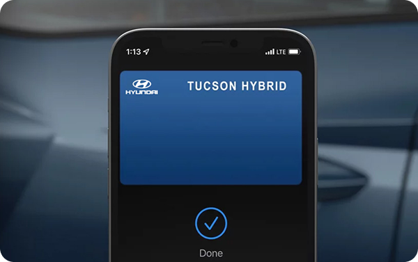 Hyundai Digital Key 2 on smartphone