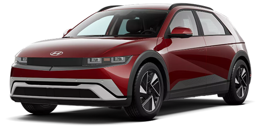 A red 2027 Hyundai IONIQ 5 SEL