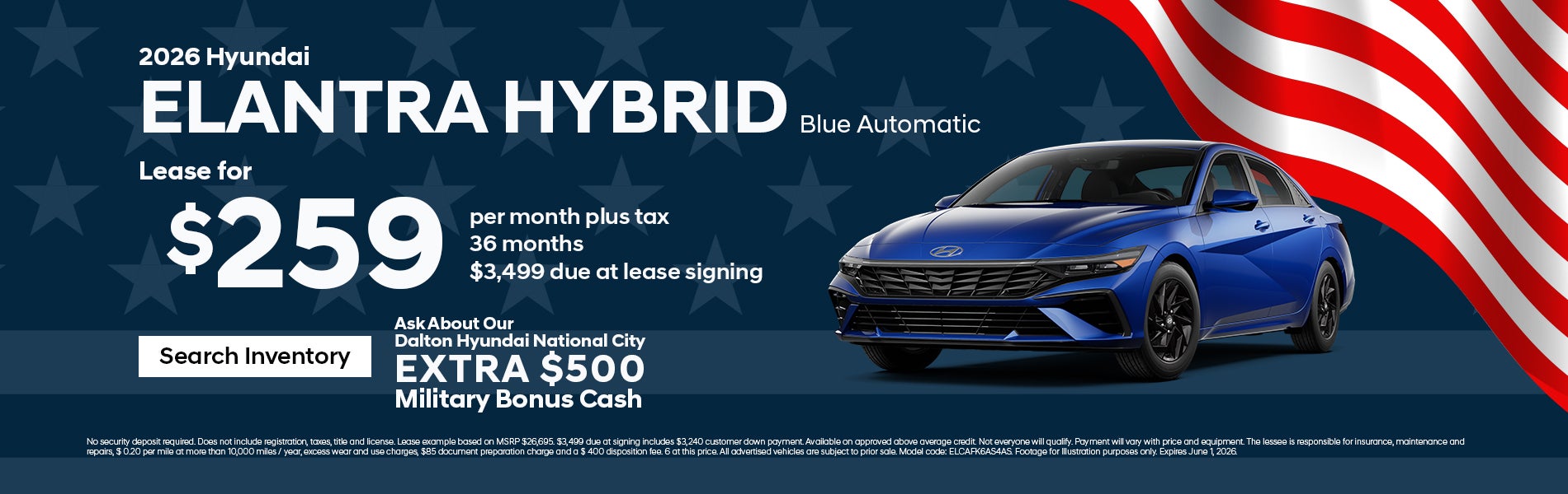 Special Lease on Elantra at Dalton Hyundai