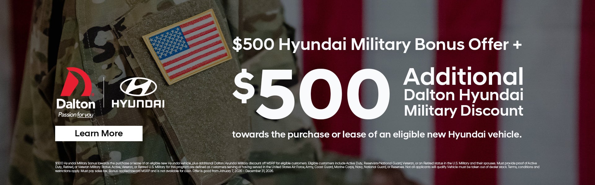 Dalton Military Discount