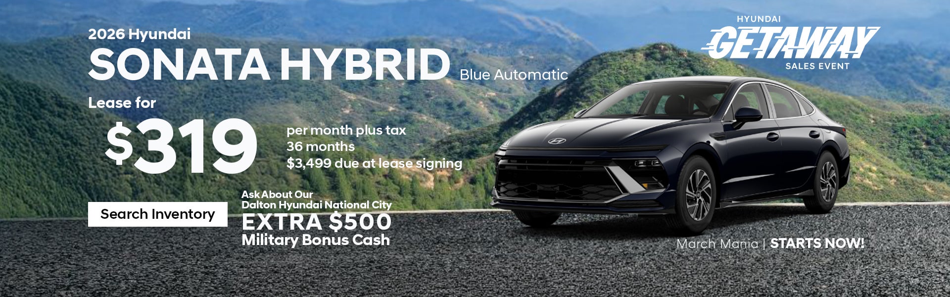 Special offer on Hybrid models at Dalton Hyundai