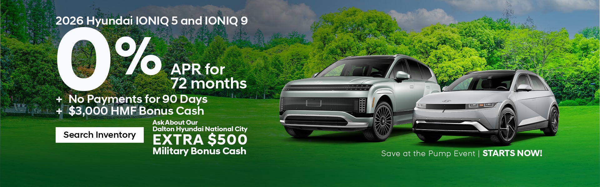 NEW 2026 HYUNDAI Ioniq 5 and Ioniq 9 MODELS as low as 0% AP