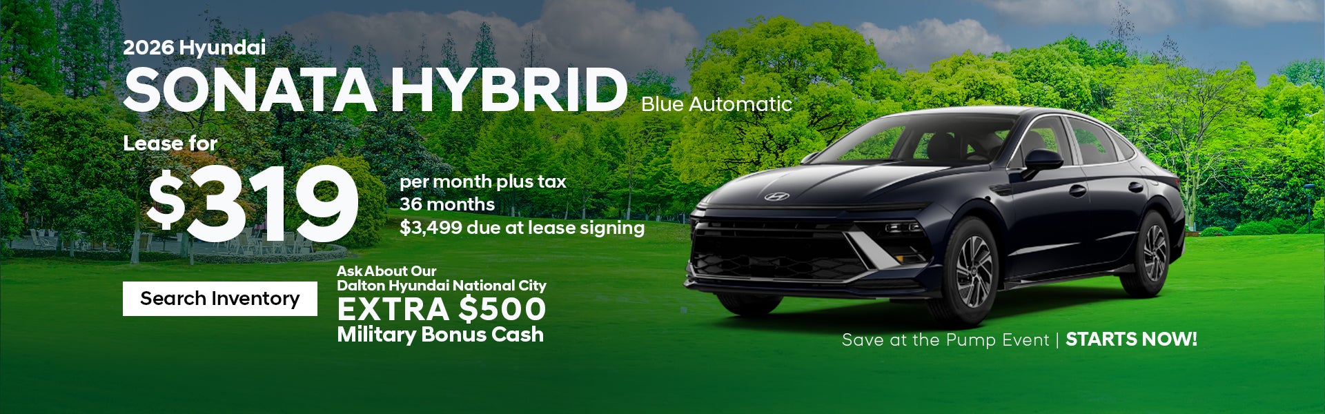 New 2026 Hyundai Sonata Hybrid Blue 