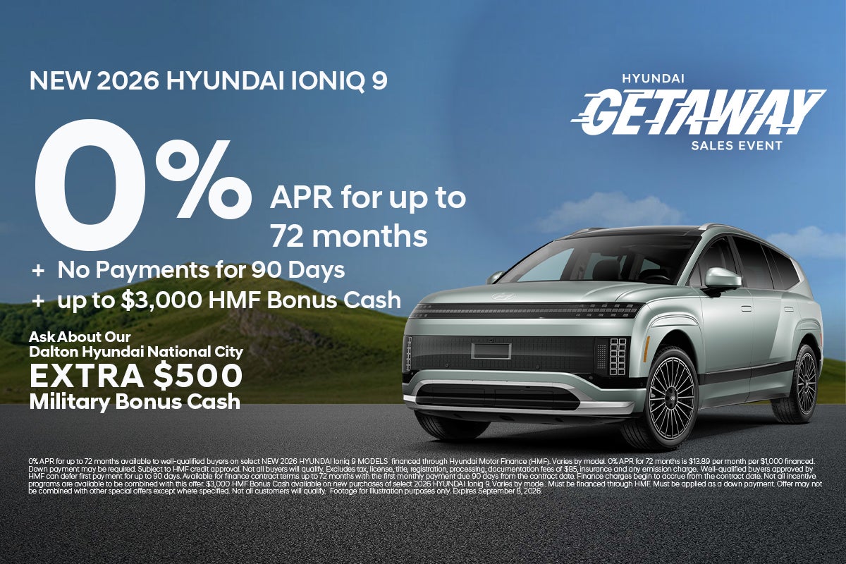0% APR for up to 72 mos + No Payments for 90 Days + $3,000 HMF Bonus Cash