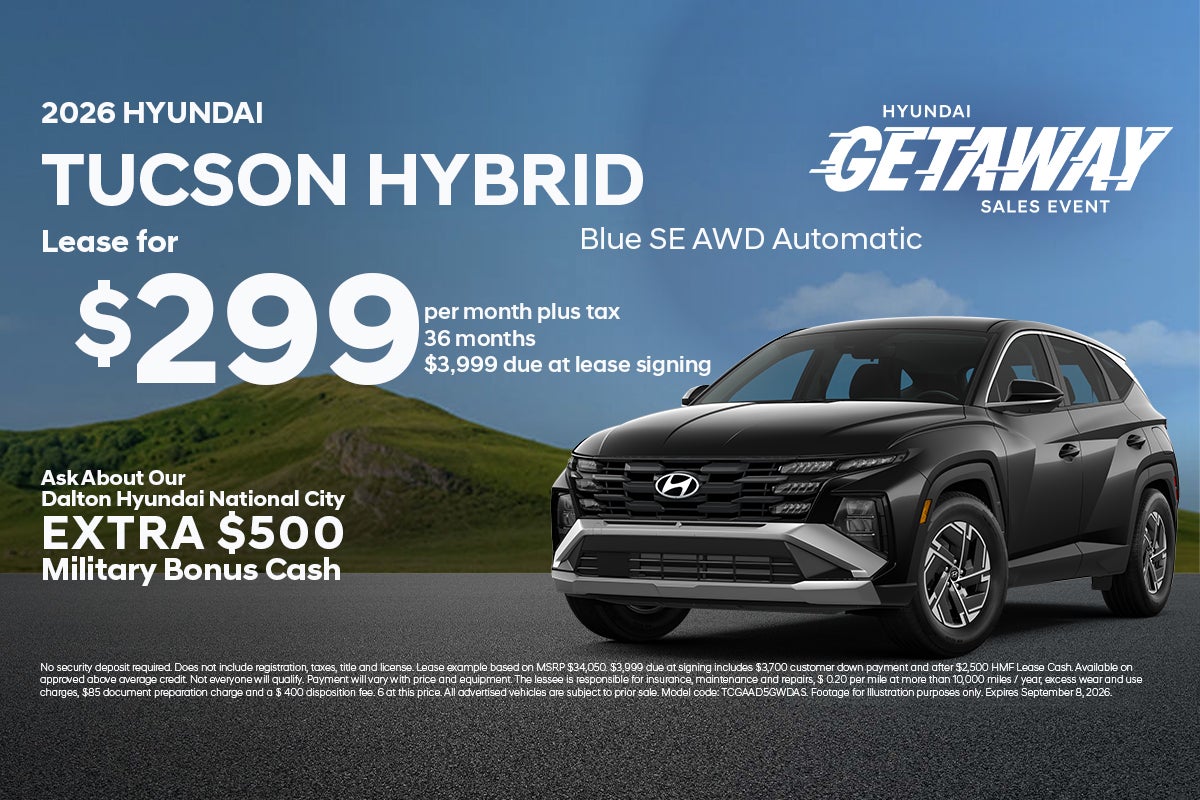 New 2026 Hyundai Tucson Hybrid Blue SE