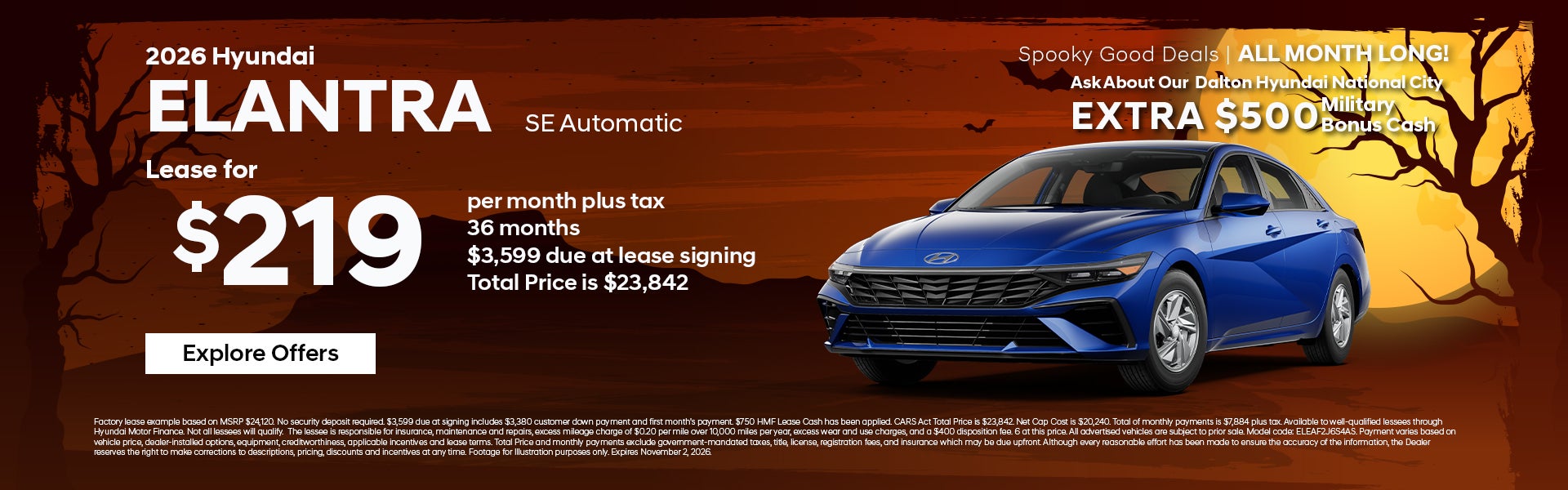 New 2026 Hyundai Elantra SE