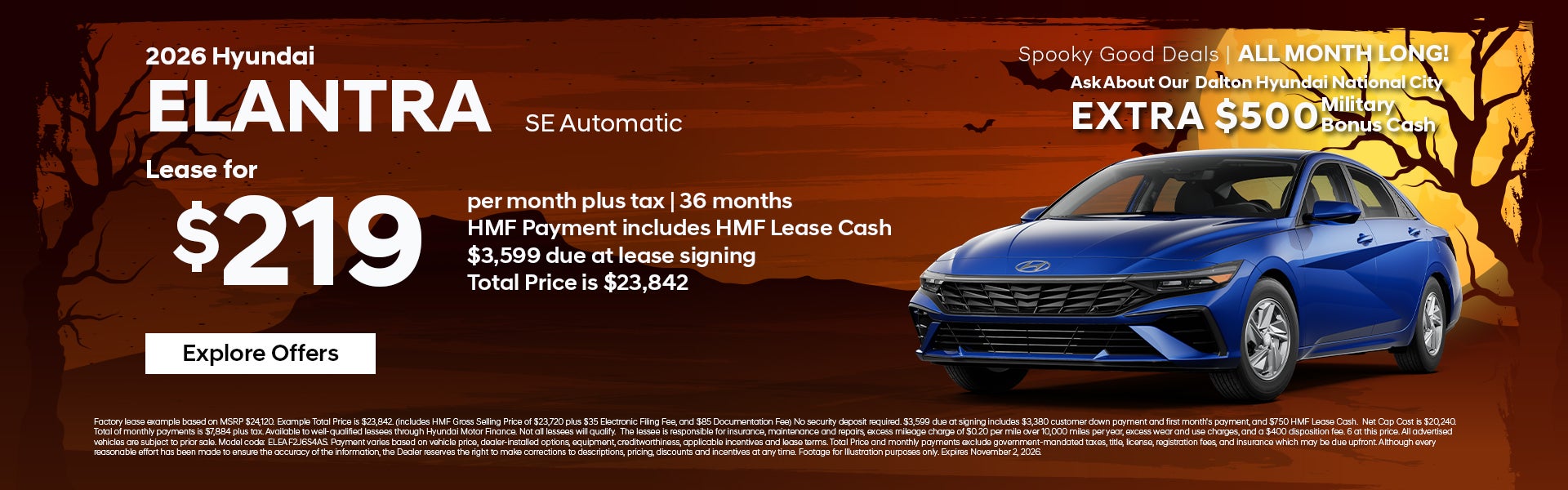New 2026 Hyundai Elantra SE